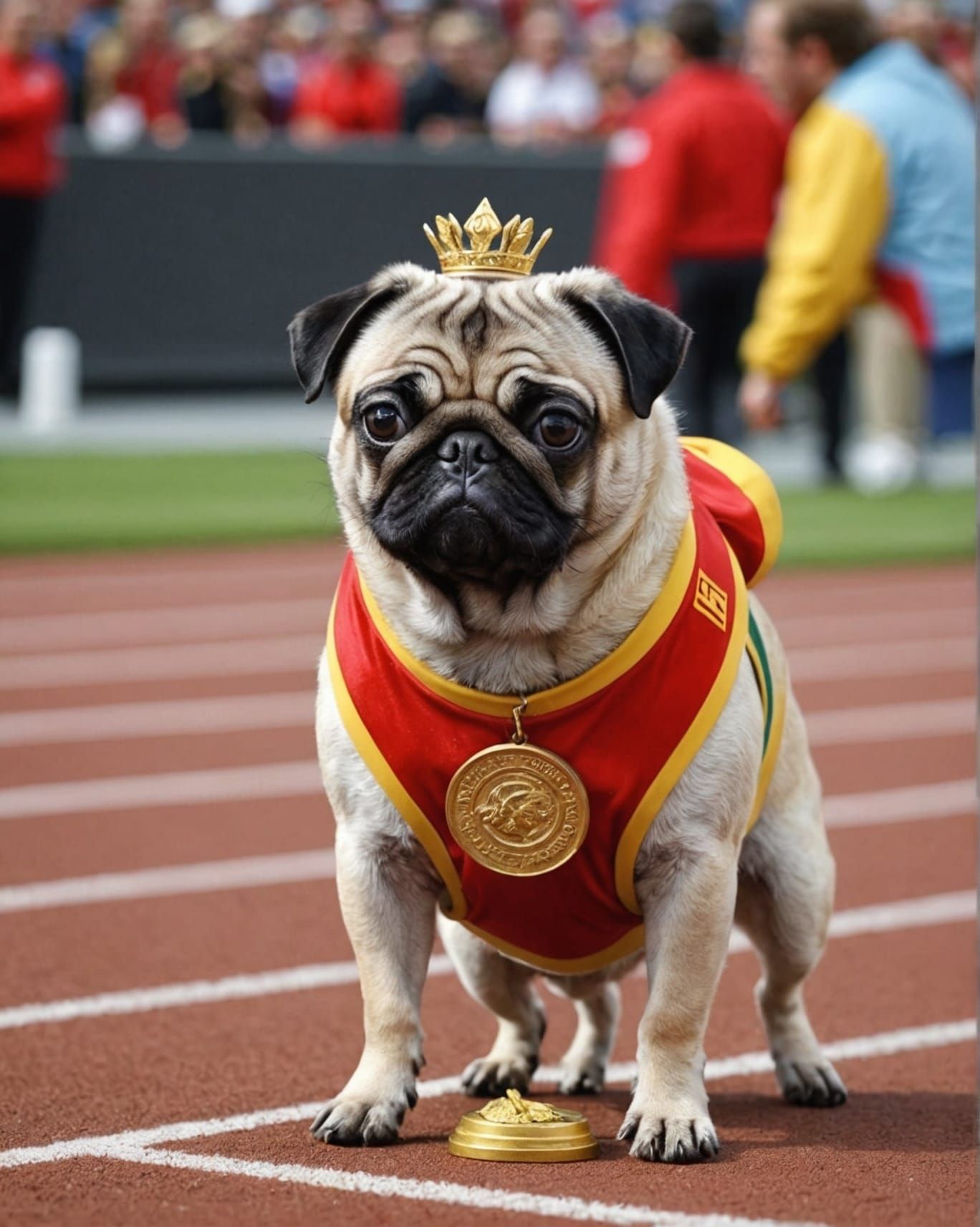 Pug Wins Gold at Animal Olympics