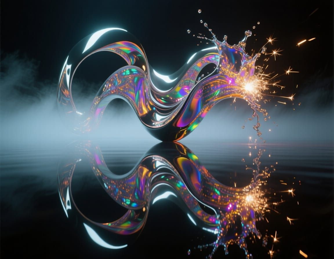 infinetly curved reflections refractions tenebrism film noir...