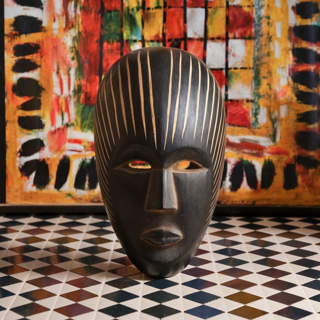 African mask design