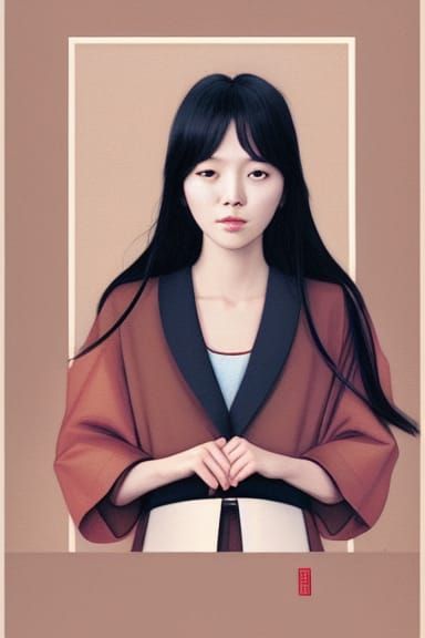 Lee Jin-eun Portrait: Rule of Thirds, Cute Aesthetic
