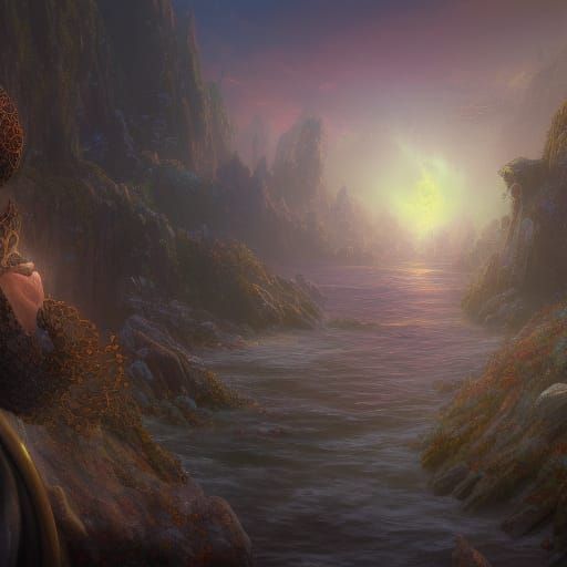 Crushed Stone Jewelry in Detailed Matte Painting