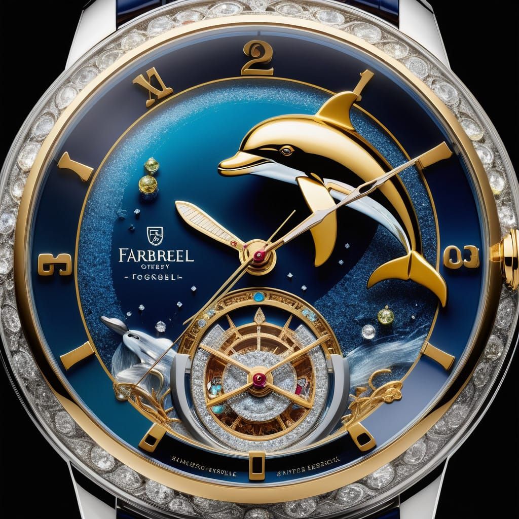 Blonde Woman Surrounded by Diamond Halos in Futuristic Celes...