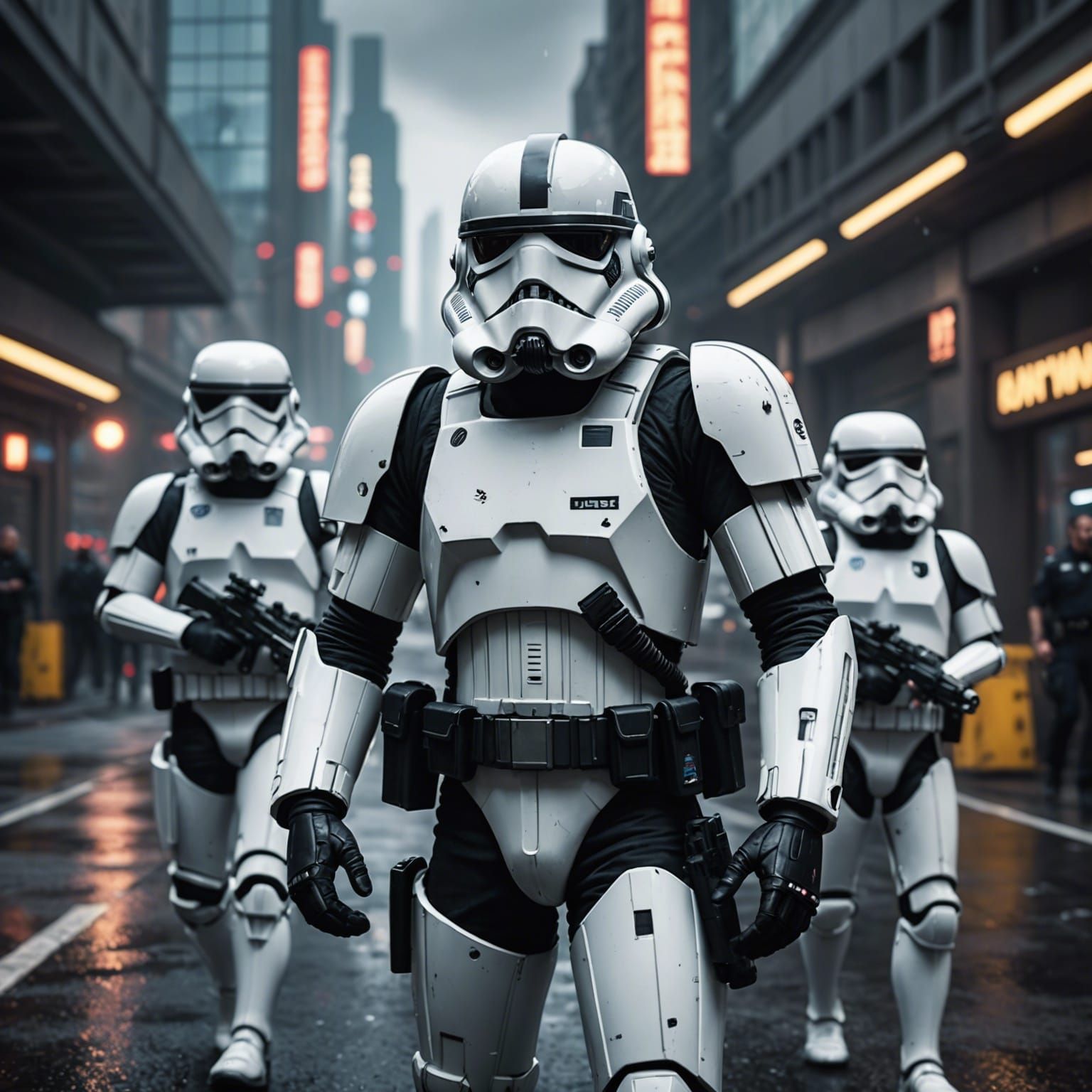 stormtroopers invade earth