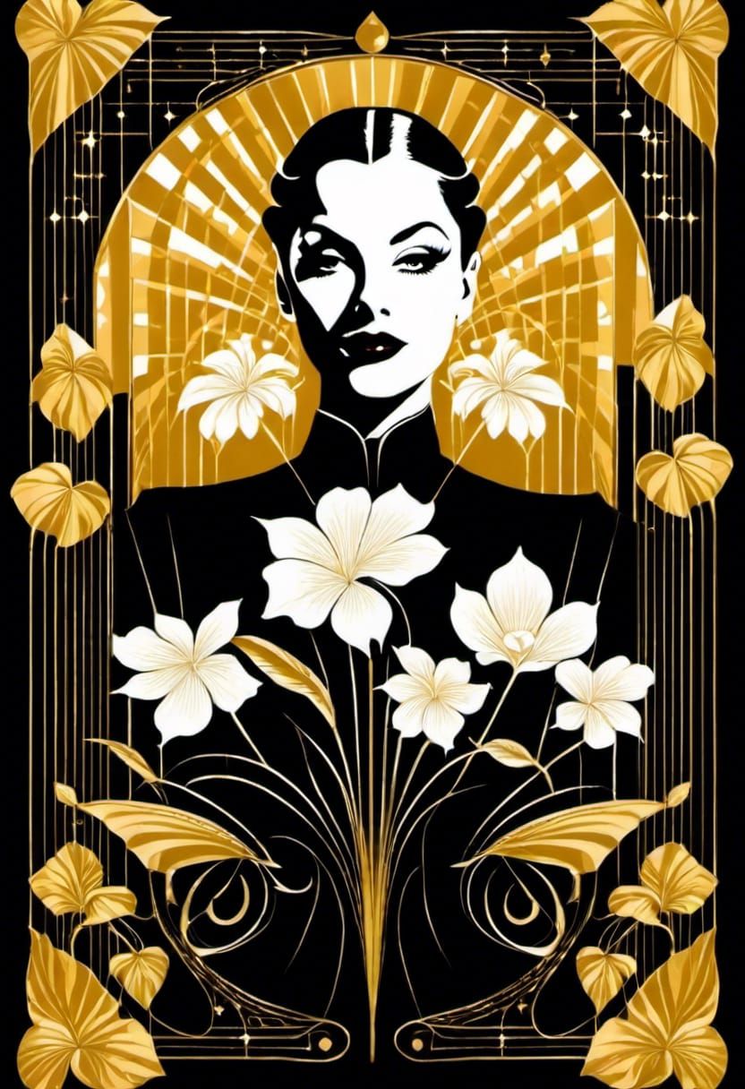 Art Deco Wizard of Oz Matrix Mashup