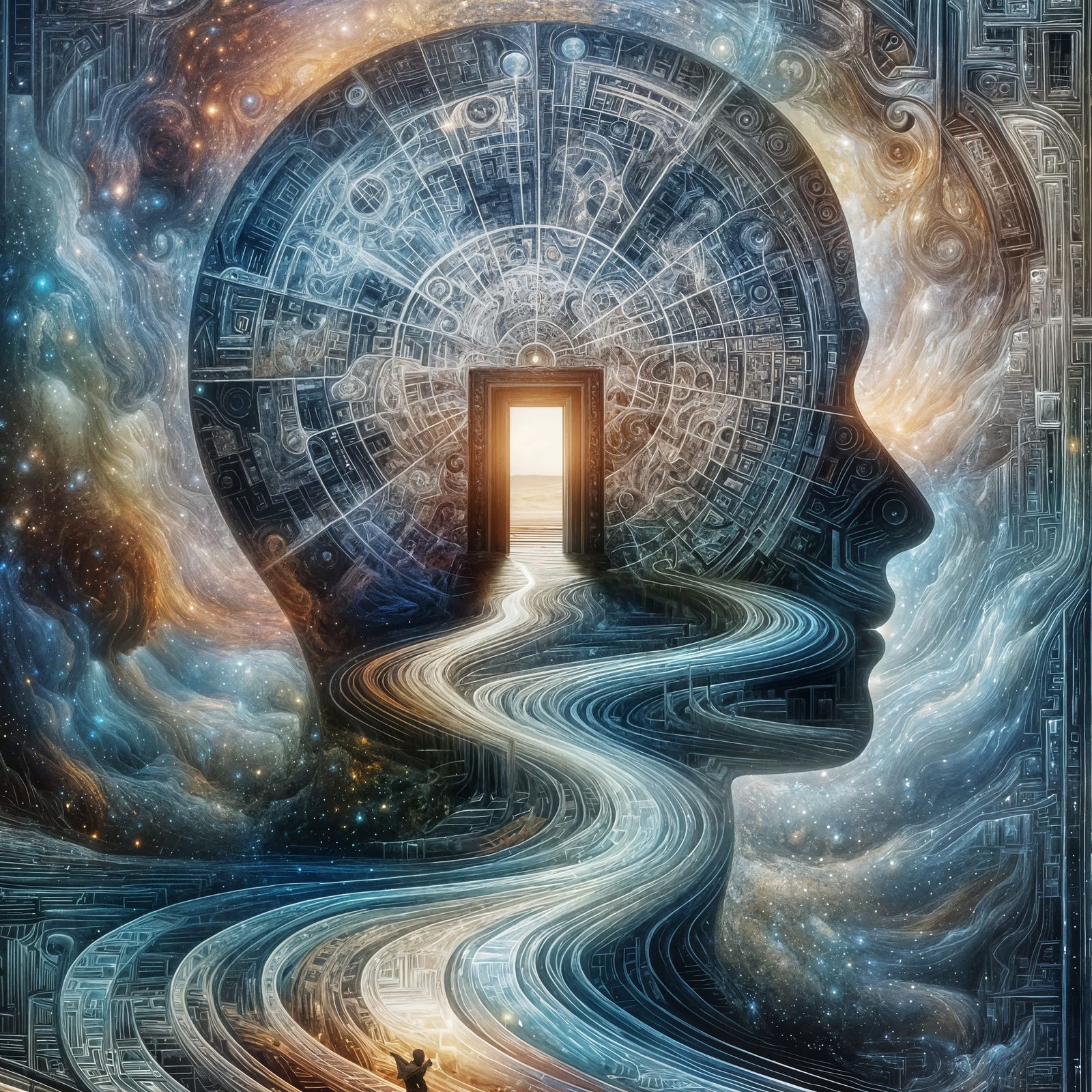 Journey Home: Surreal Digital Mindscape