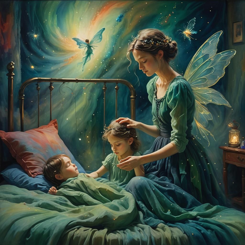 Enchanting Fairy Sprinkles Magic Dust: Abstract Expressionis...