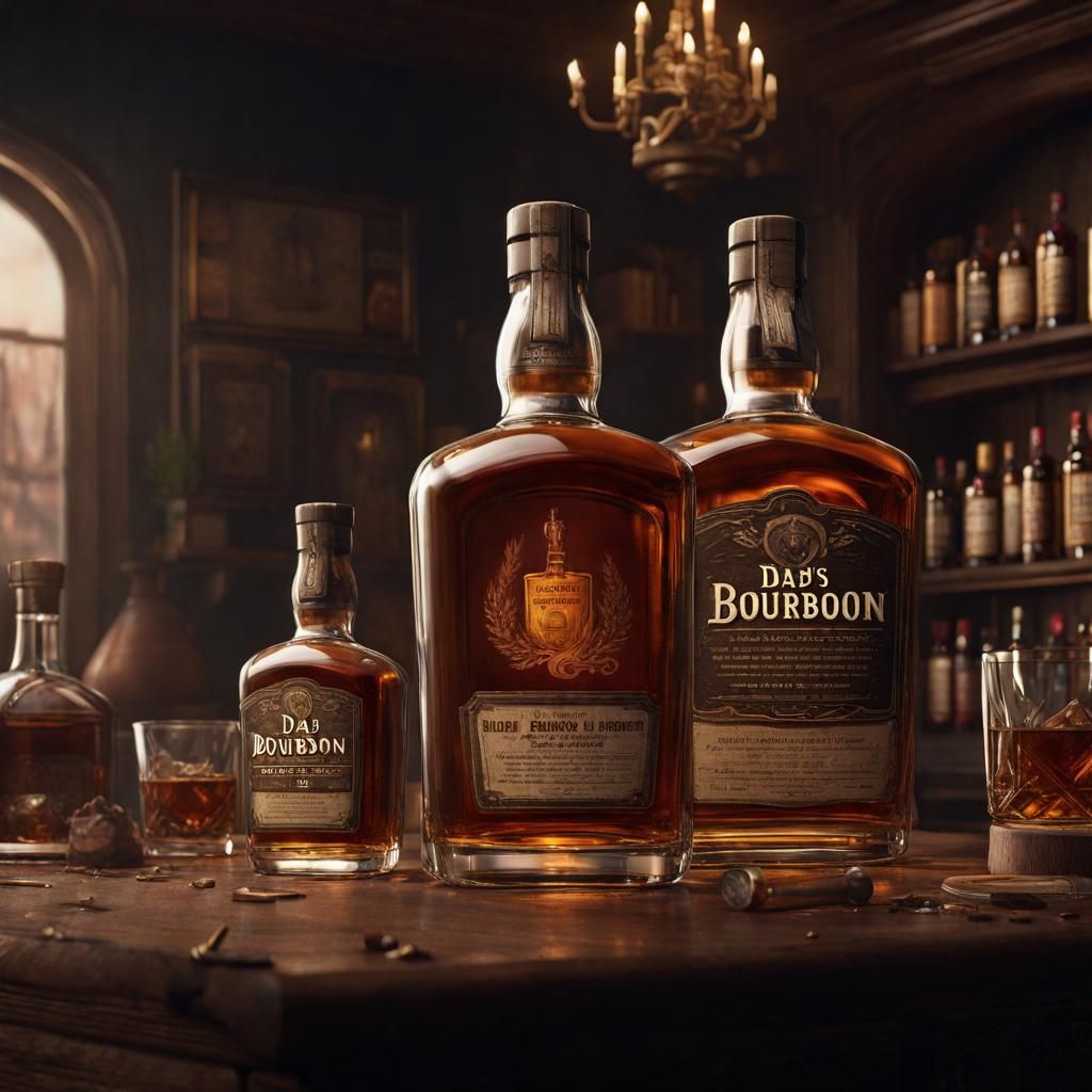 Fantastical Bourbon Collection in Detailed Matte Painting