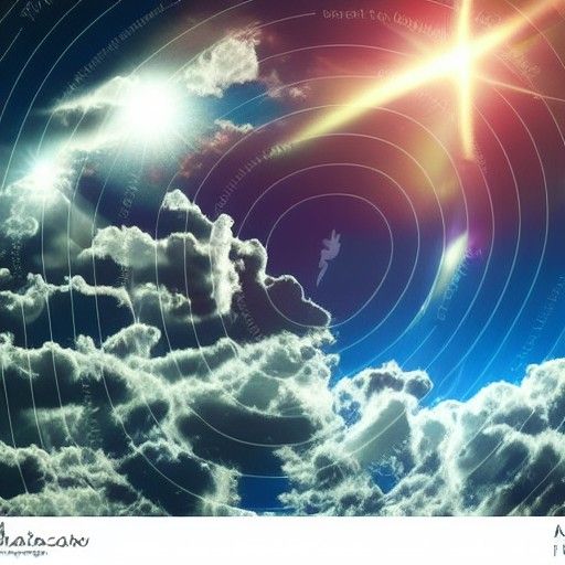 Lost Ancient Aliens in Space Bathed in Light