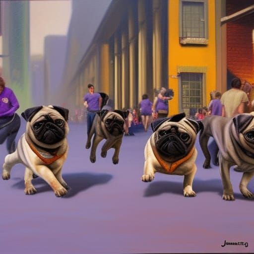 Pugtopia: A Metropolis Governed by Pugs