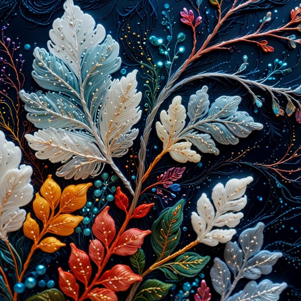 Bioluminescent Tree of Life in Dreamlike Digital Art