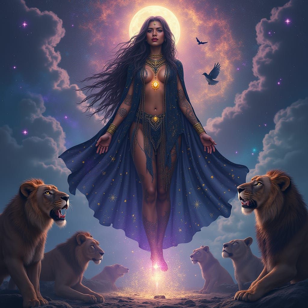 Inanna Reborn: Polynesian-Celtic Seer Between Realms