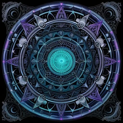 Intricate Whimsical Image Evokes Magmic Magic