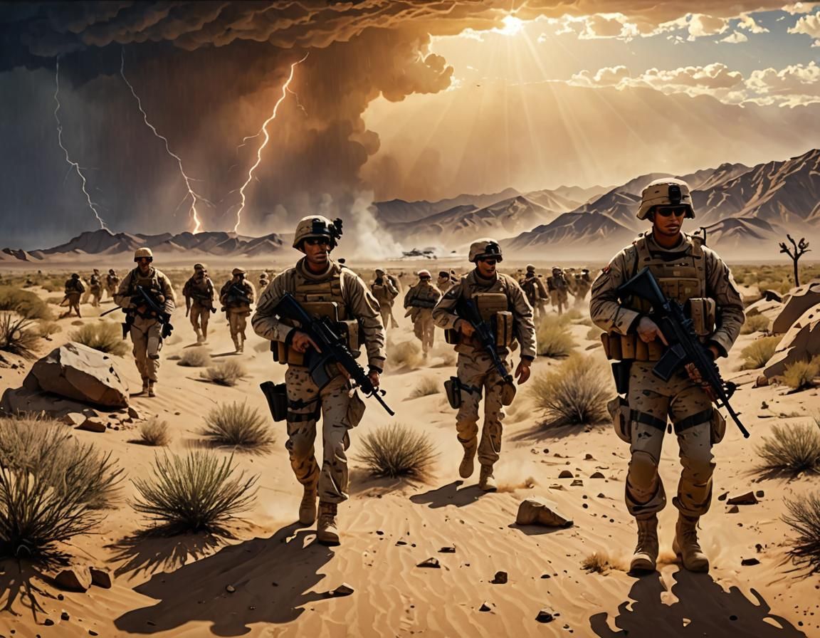 Marines in Afghanistan: Digital Impressionism