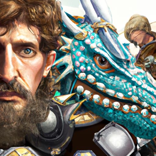 Knight vs Dragon: LucasArts-Style Pixel Art