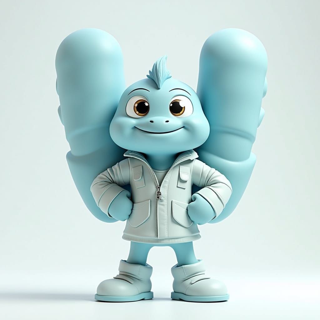 Heroic Firefighter Mascot in Cartoon Network x BAYC Style