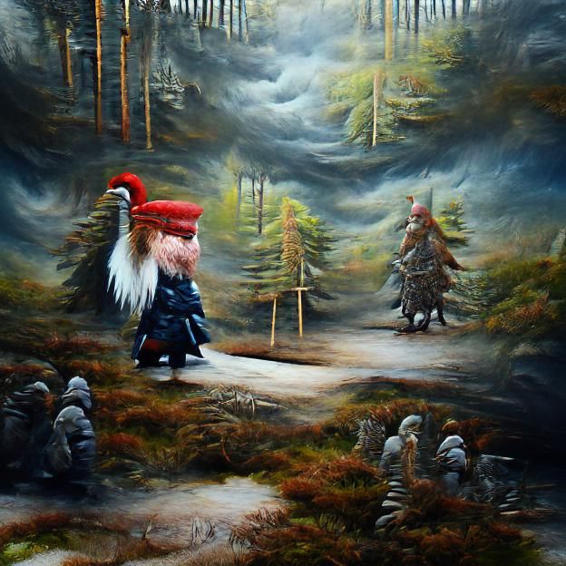 Den Lille Nisse AI Image