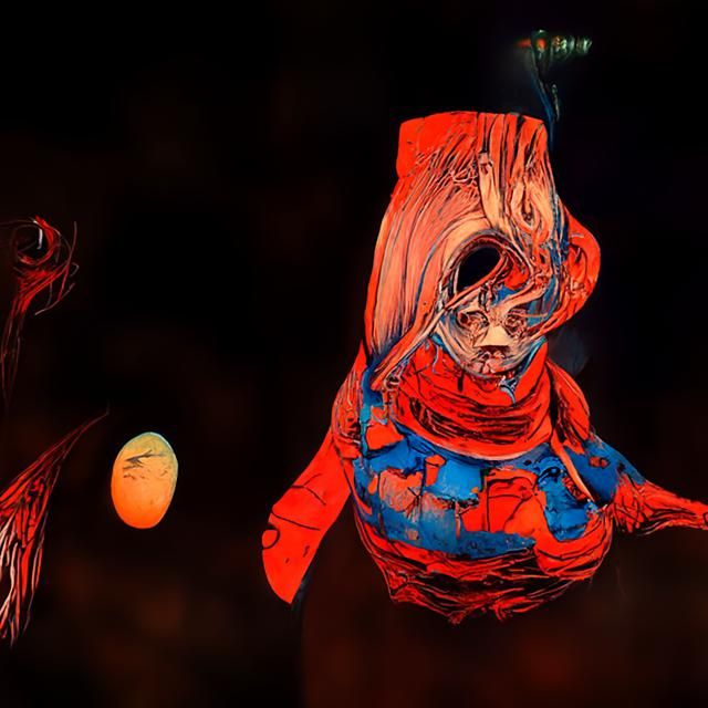 Grotesque Biopunk Mandarin Official in Unreal Engine 5