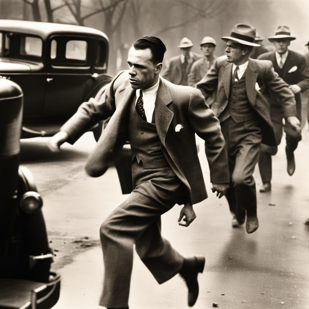 John Dillinger's 1934 Escape from Police
