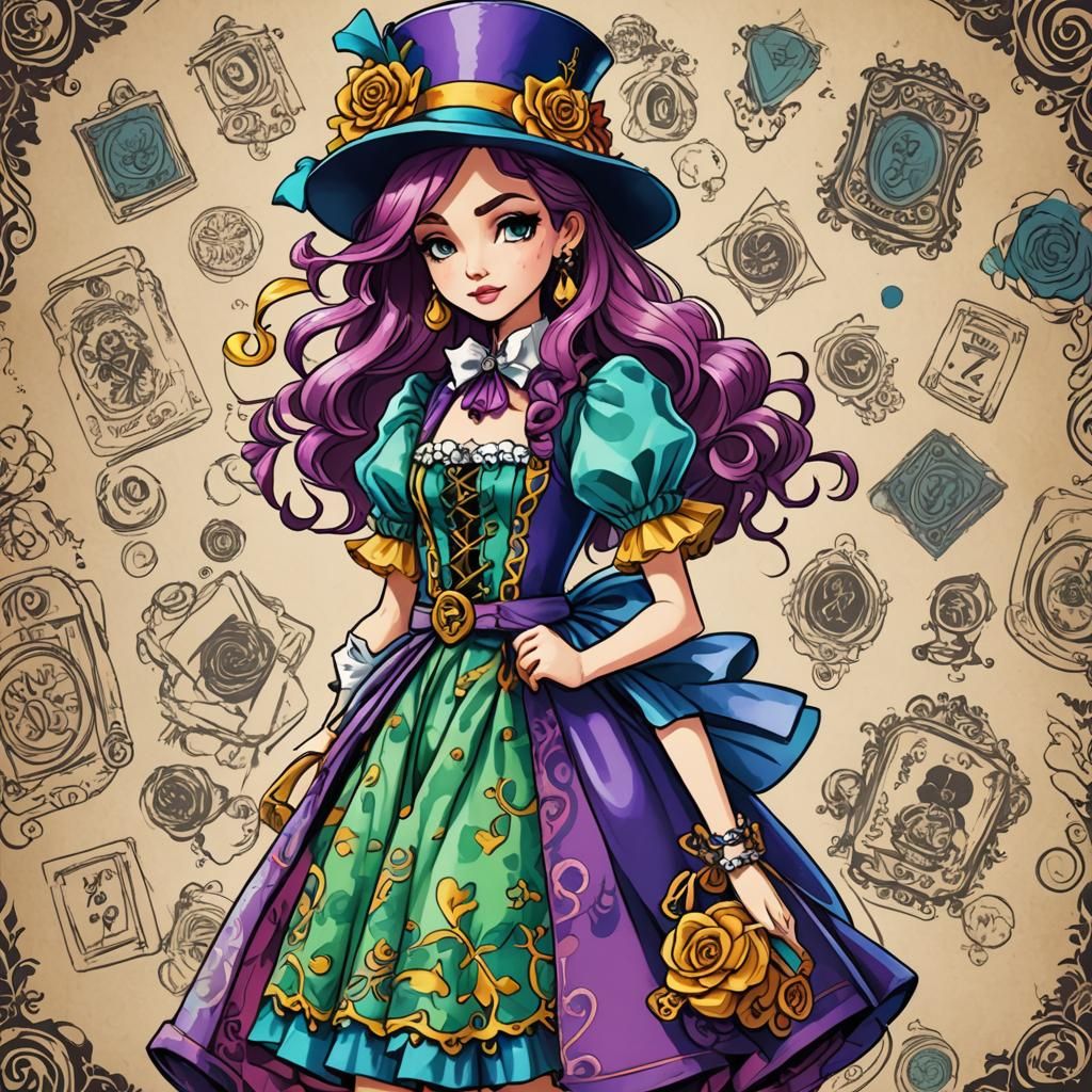 Madeleine Hatter Designs a Dress: Manga Scan