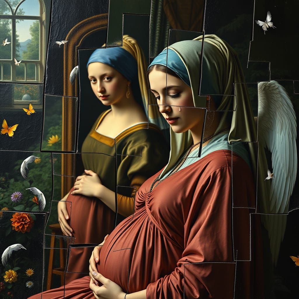 AI Generated Art: Spiritual Exploration Through Fragmented R...