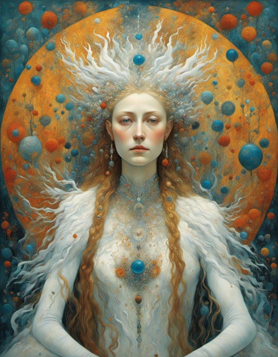 Enchanting Portrait of the White Witch of Narnia