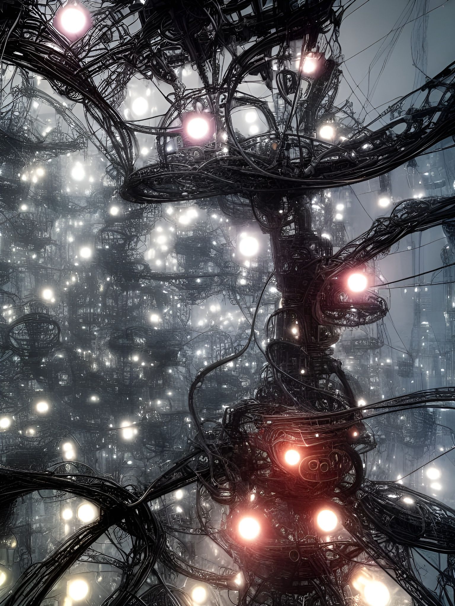 Sci-Fi Dystopian Hivemind Rendered in Unreal Engine