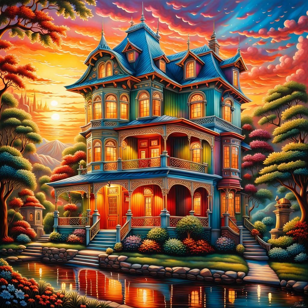 A Home Where Love Lives: Hyperdetailed Art