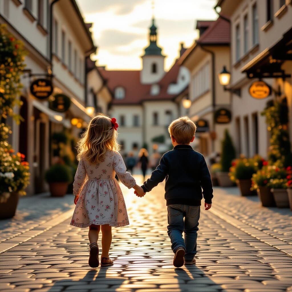 Children Visit Painter Zdeněk Burian in Dvůr Králové
