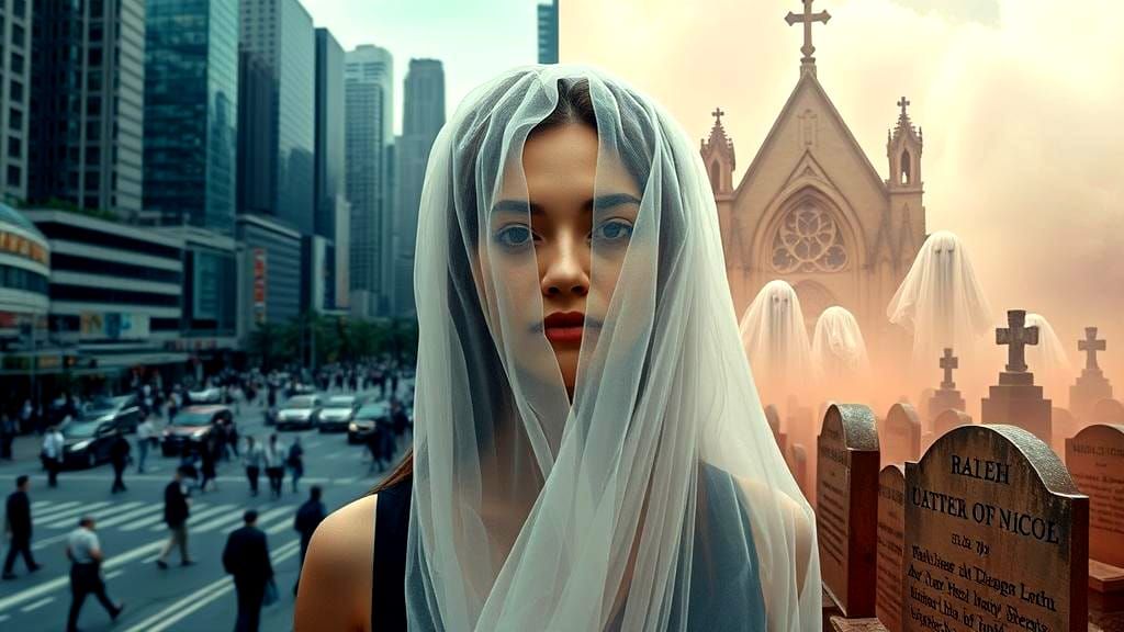 Life and Death Separated by a Veil