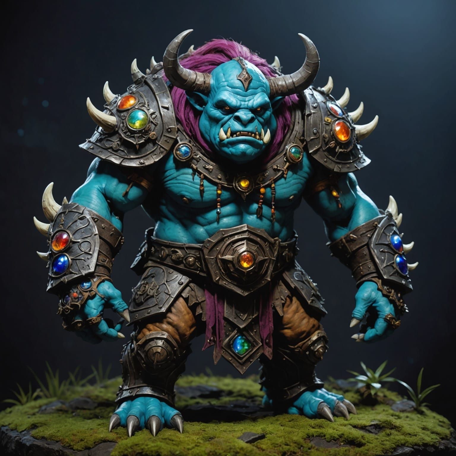 Multicolor Nocturnal Ogre Emerges from Darkness