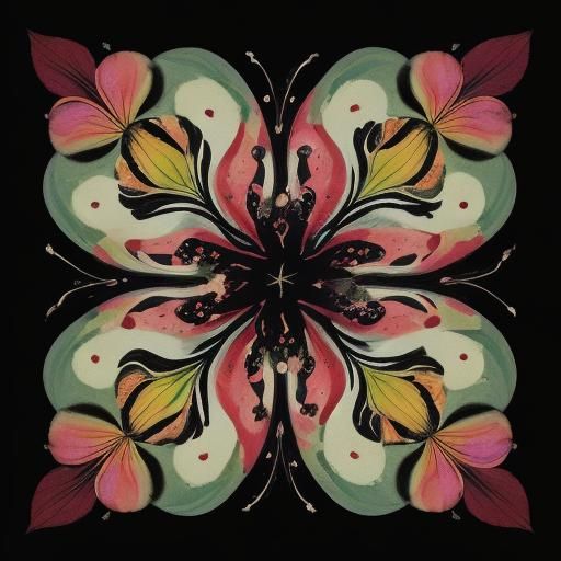 Colorful Calla Lilies with Cross on Black Background