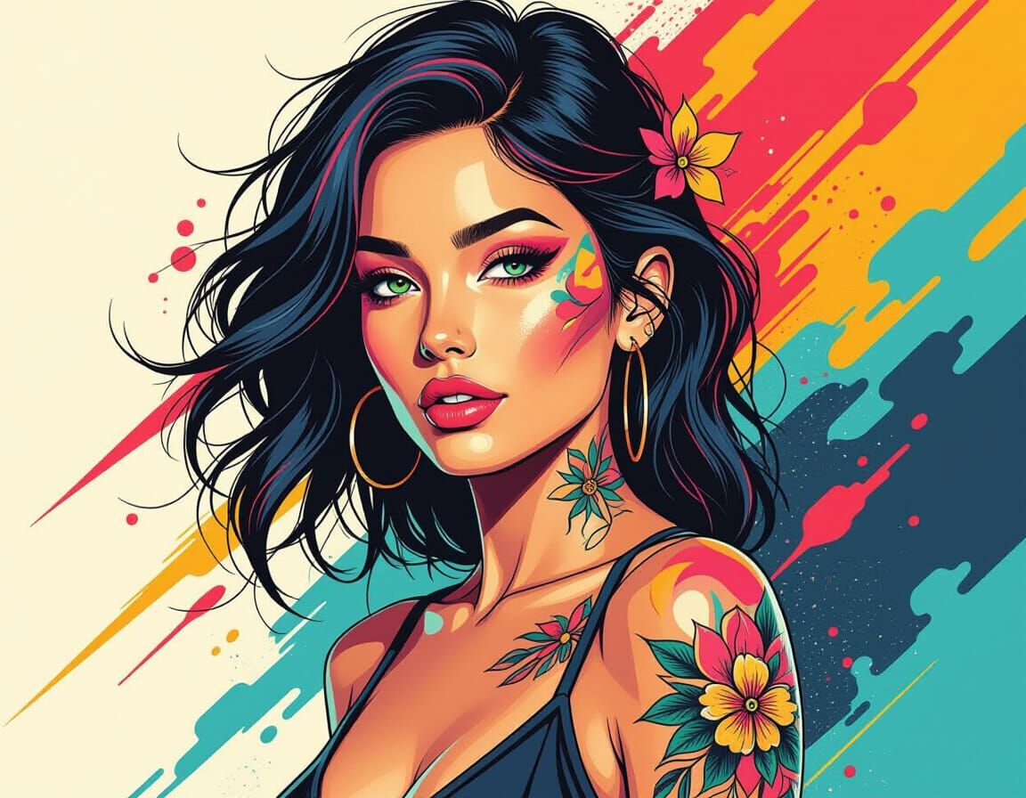 Vibrant Tattoo Art Inspired by Tattoo Designs