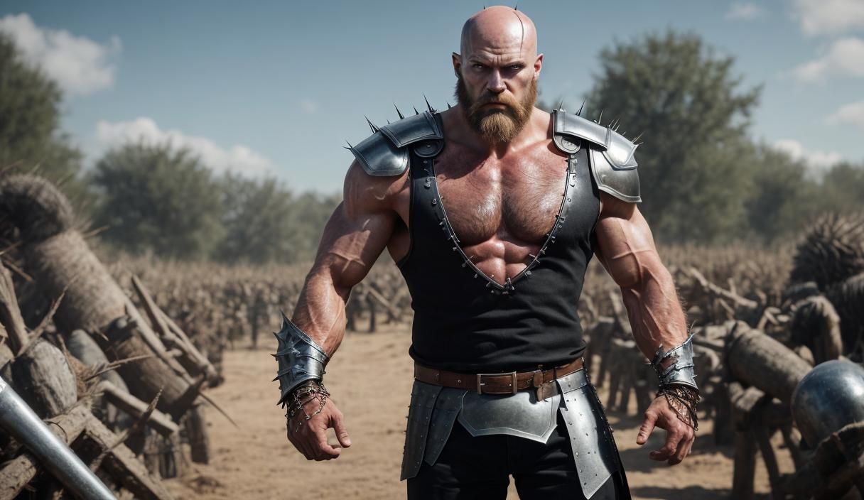 Medieval Knight with Thor's Hammer in Digital Art