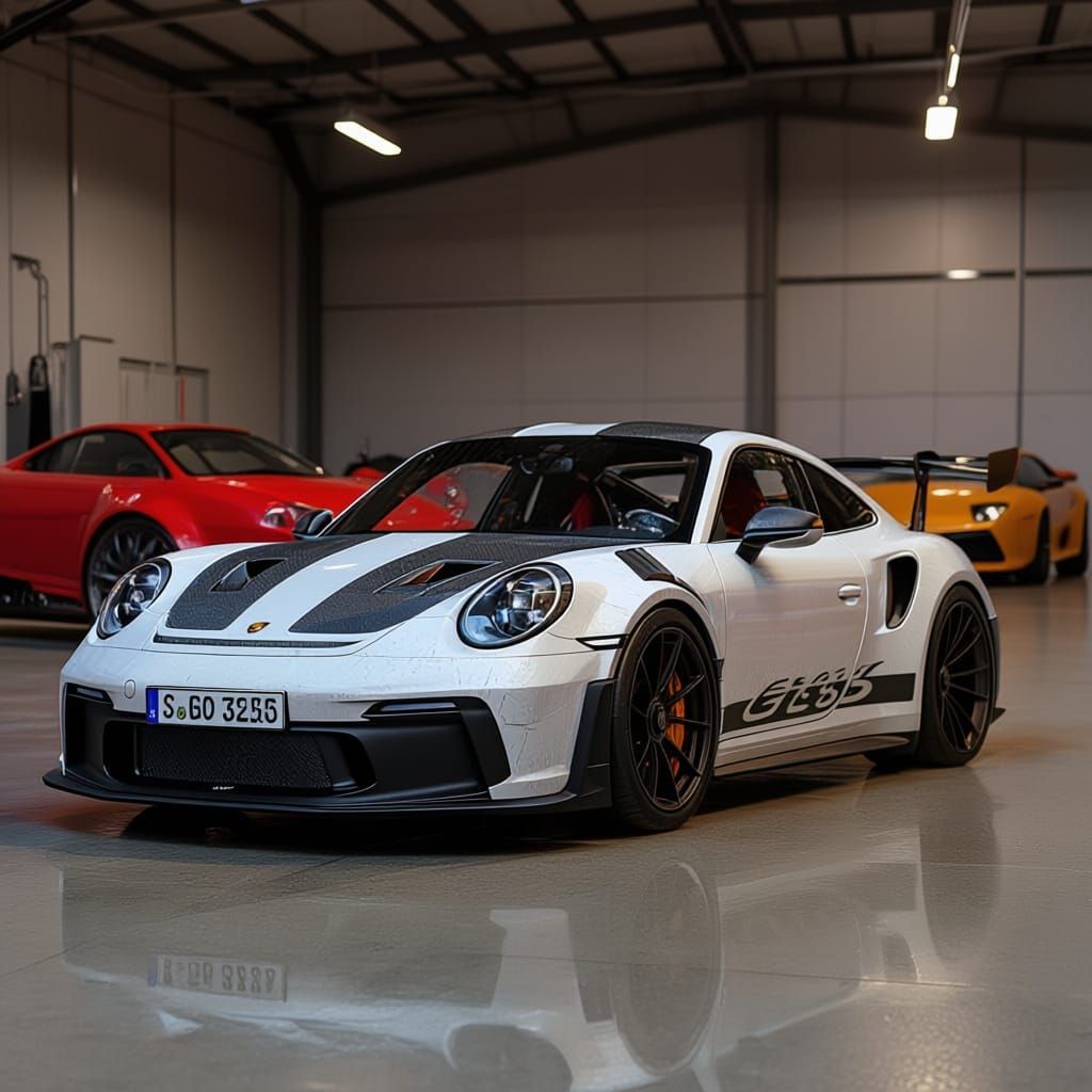 Super Realistic Porsche 911 GT3 RS 4K Cinematic