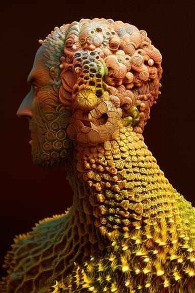 Hyperdetailed Portrait in Oil Painting Style