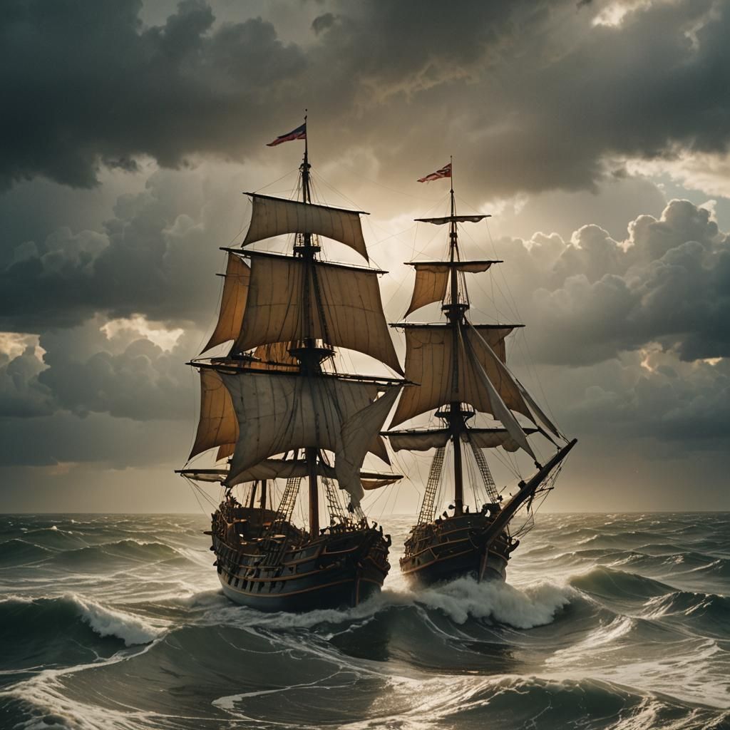 Stormy Seas: A Cinematic Pirate Ship Adventure