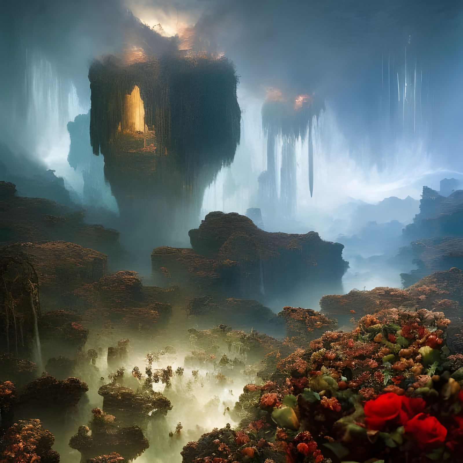 Dreamlike Mandelbulb Fractal Art in Soft Light