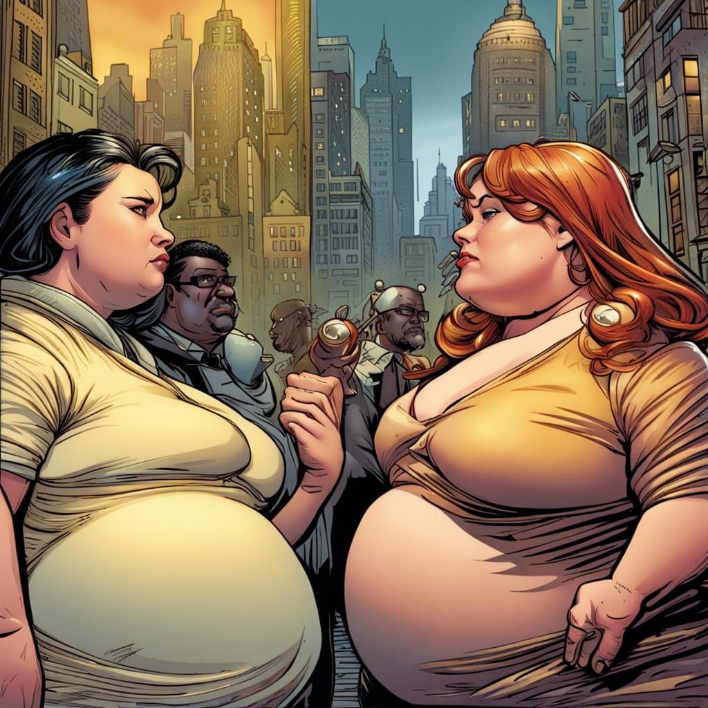 Comic Book Art: Contrasting Body Types