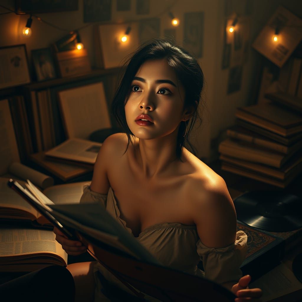 Eurasian Engineer Unveils Romantic Sensuality in Moody Liter...