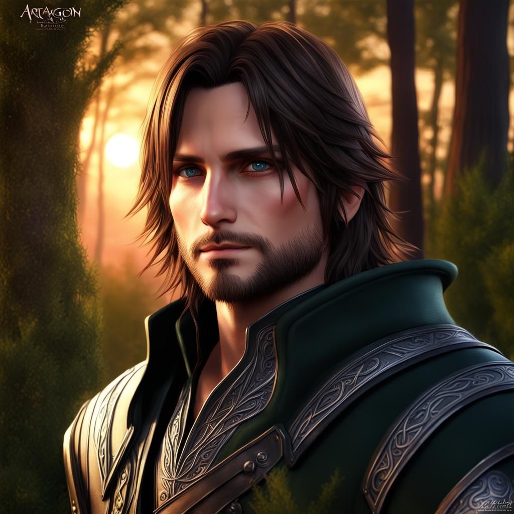 Aragorn in Kingdom Hearts II: Fantasy Concept Art