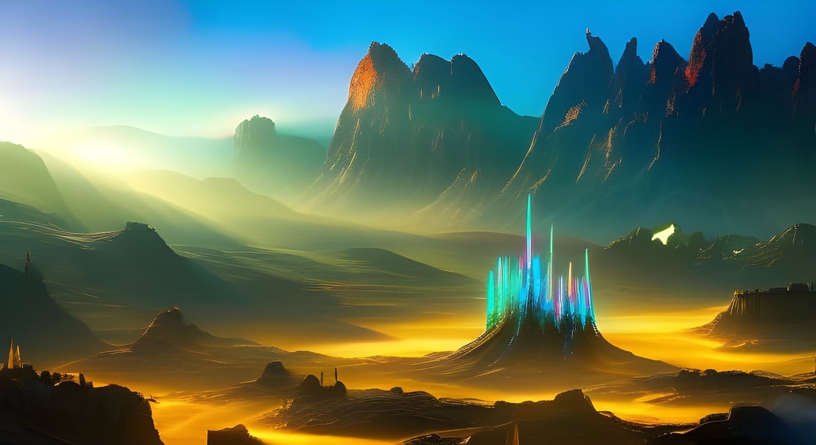 Good Morning NC #229: Sunrise Over The City Of @Ulfinger On The Planet Ulfinger