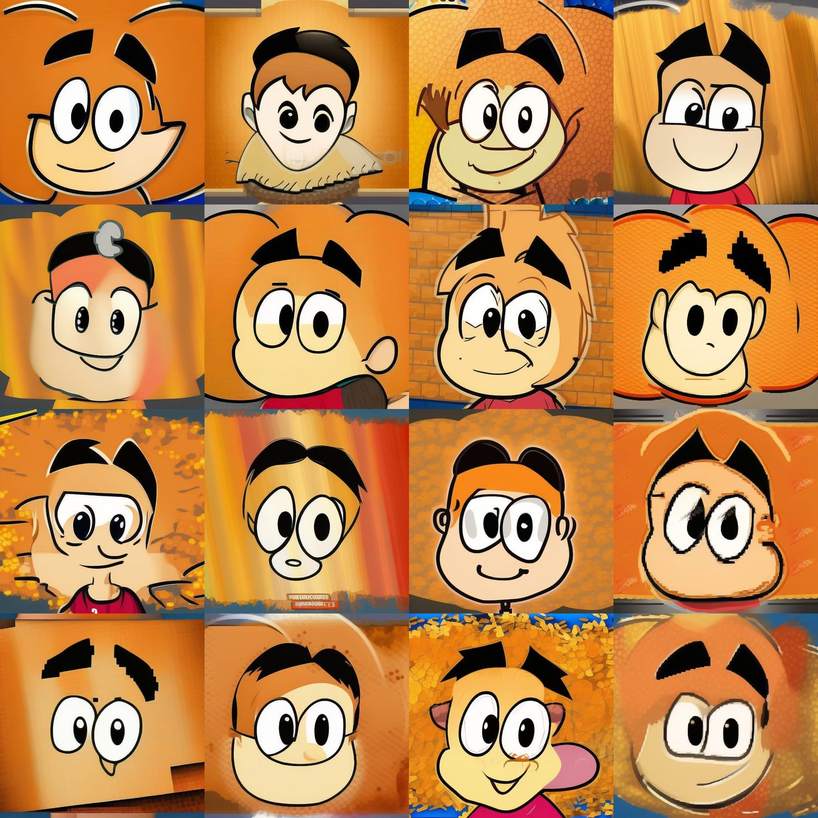 Cartoon Male Teenager Character Design