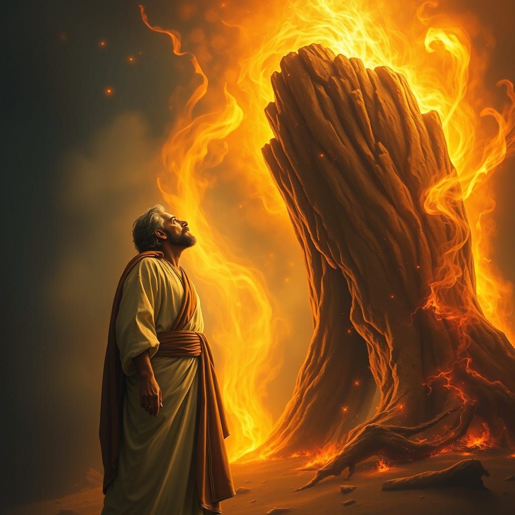 Moses Before the Burning Bush: Divine Revelation in Golden L...