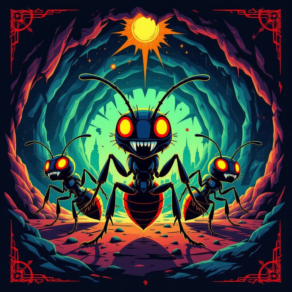 Super Ants Plot Global Domination in Bauhaus Cave