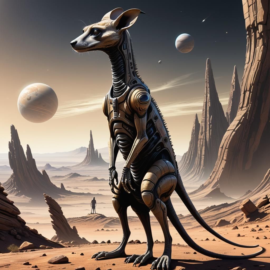 Exoplanet Alien Creature Concept Art