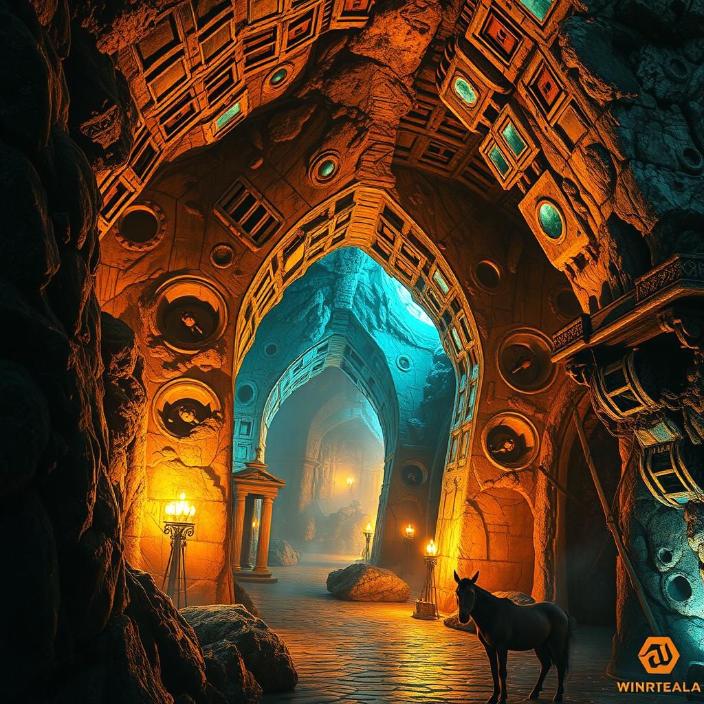 Wieliczka Salt Mine Concept Art in 8K Resolution