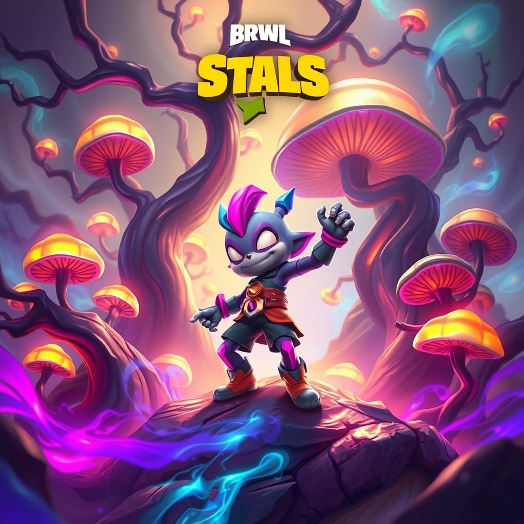 Heroic Spick in Fantastical Metallic Landscape