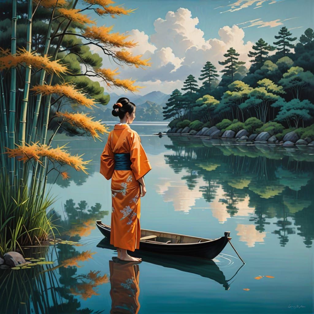 Japanese inspired Lake