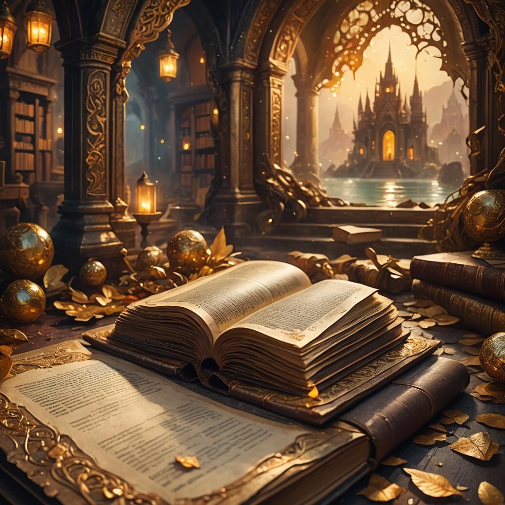 Hand Holding Worn Book in Golden Light