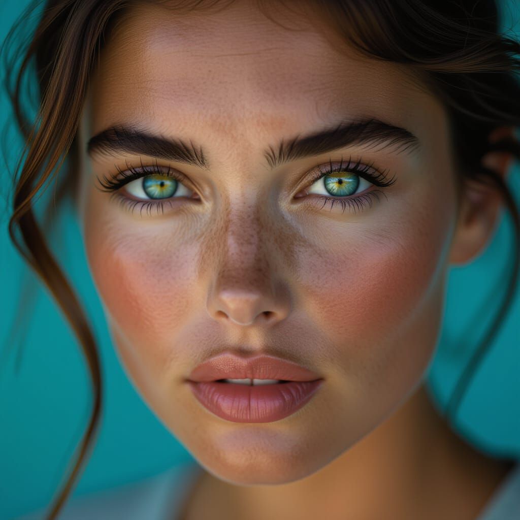Hyperrealistic Close-Up with Vibrant Colors and Soft Lightin...